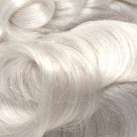 100% Grijs Echt haar